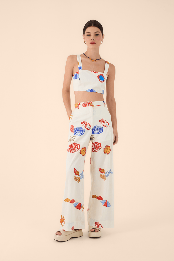 Sun Print Pants - Dress To Rio