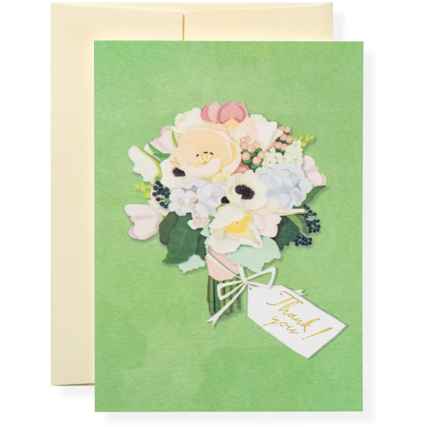 Thank You Card Flower Bouquet - Karen Adams