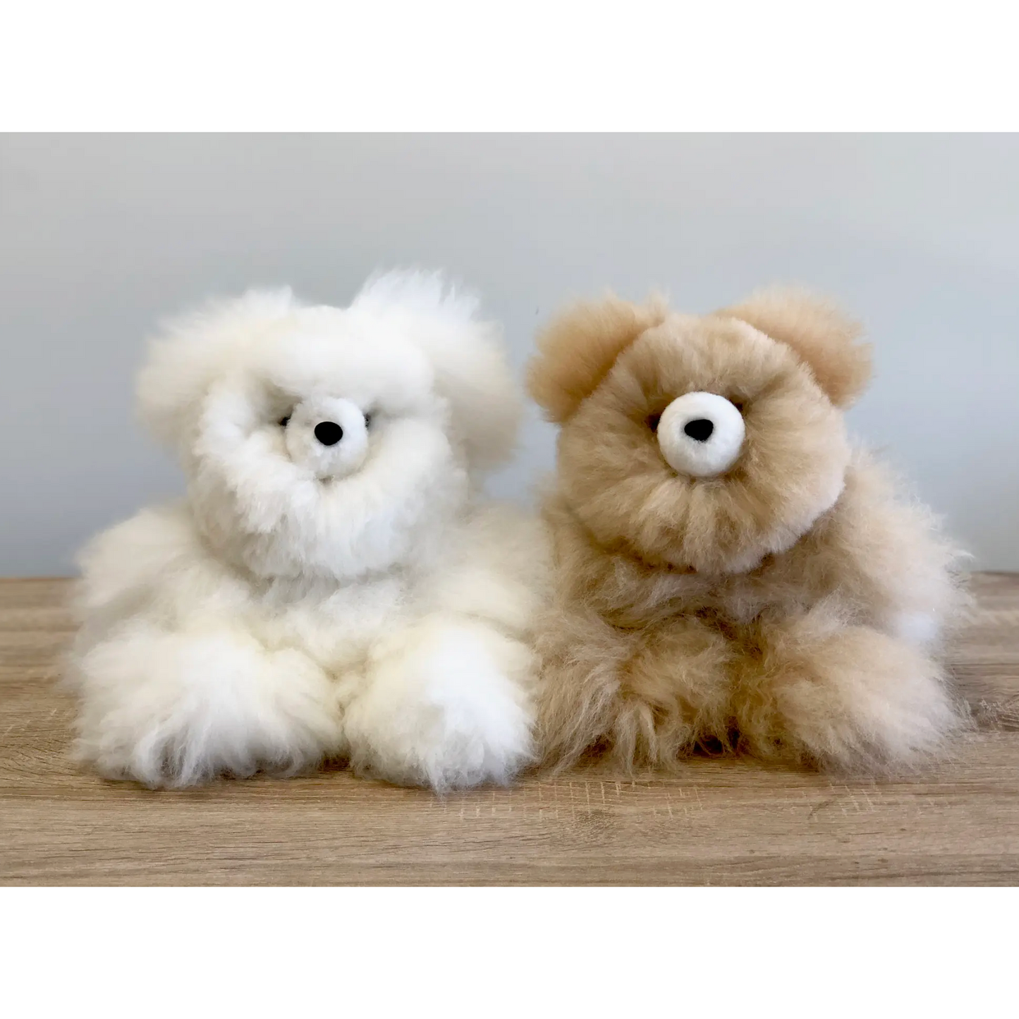 Large Bear Alpaca Stuffed Animal - 15 in