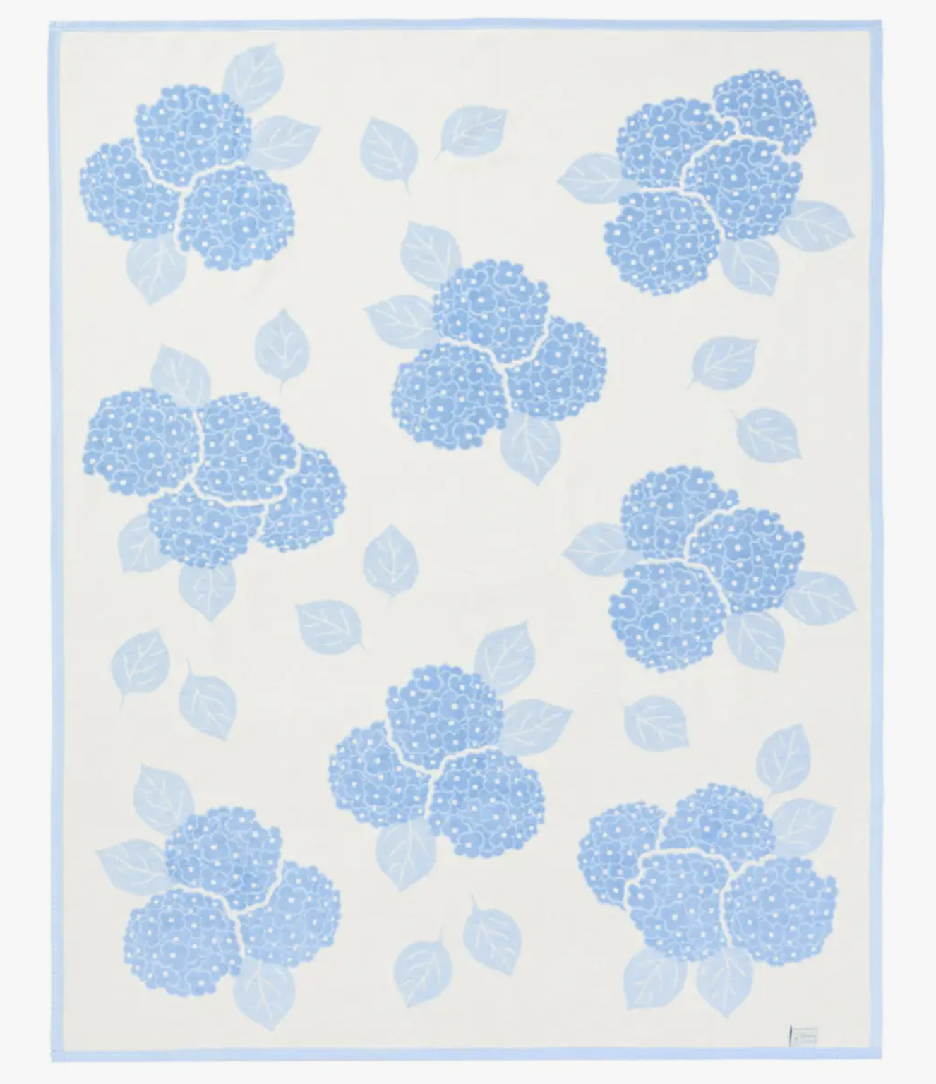 Hydrangeas Light Blue Blanket - Chappywrap