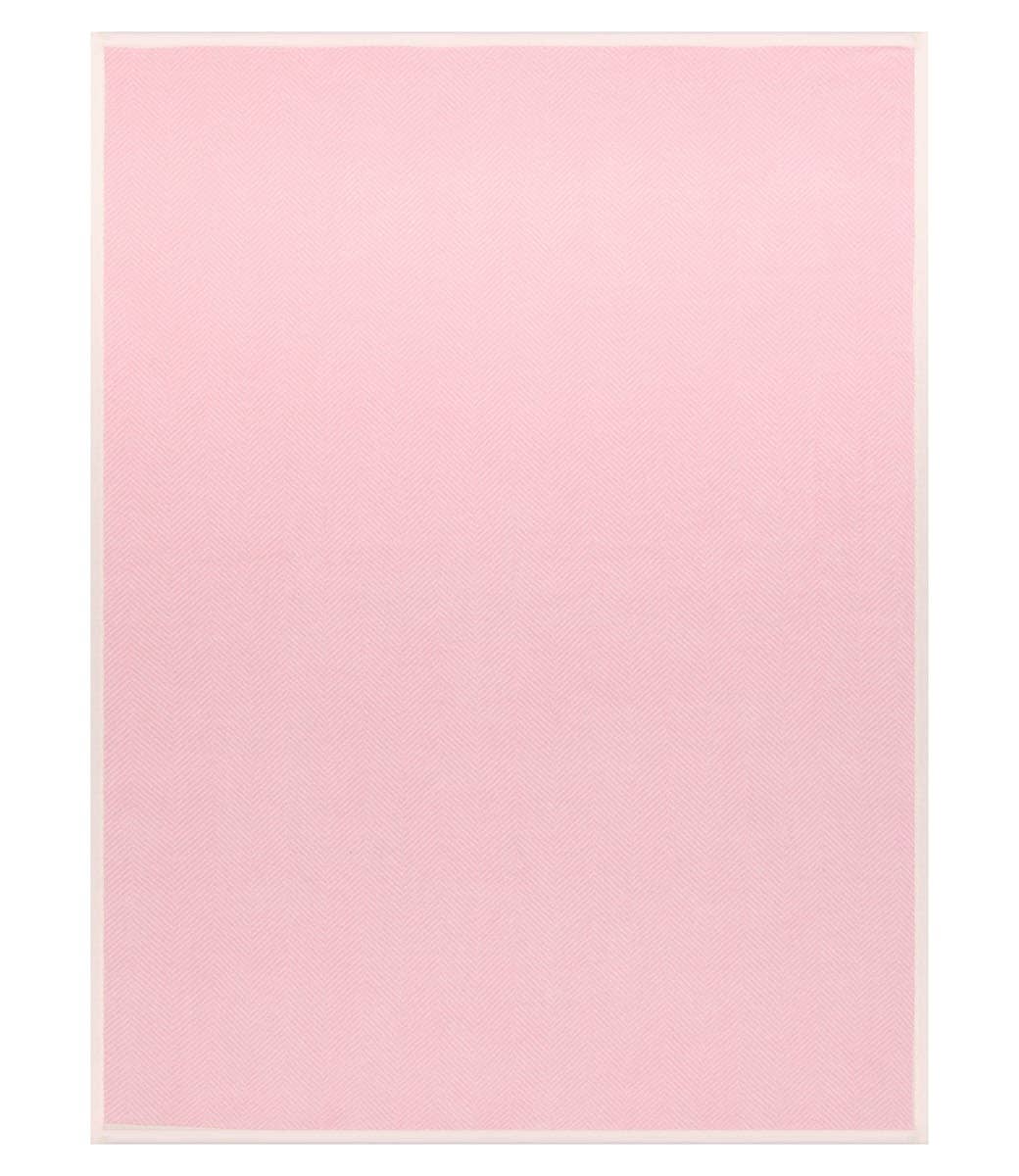 Harborview Herringbone Blush Blanket - Chappywrap