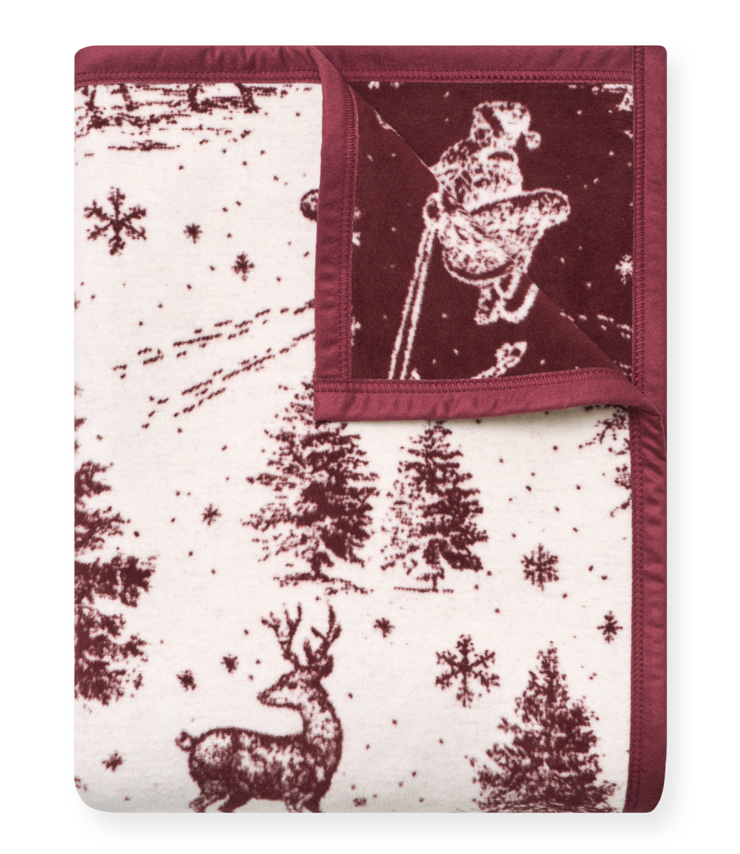 Santa Toile Blanket