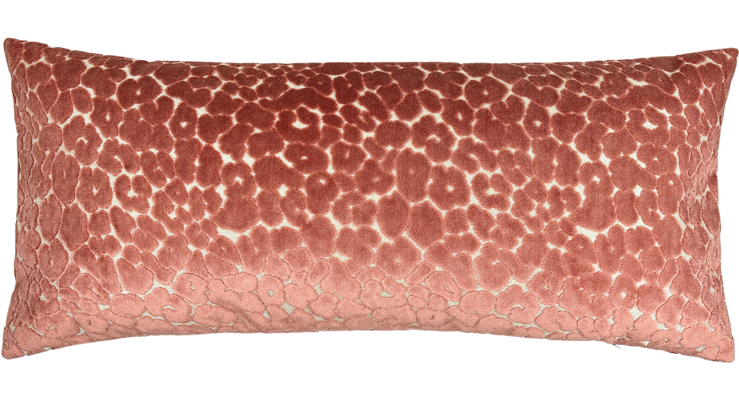 Madison Pillow - Burnt Orange Leopard