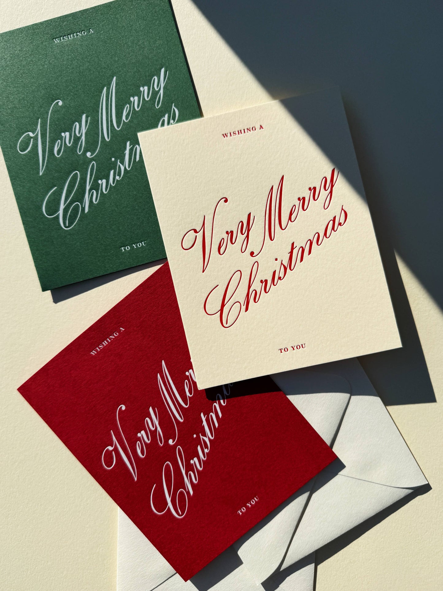 Very Merry Christmas Greeting Card - Scarlett