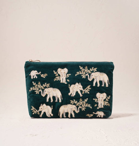 Elephant Herd Everyday Pouch - Elizabeth Scarlett