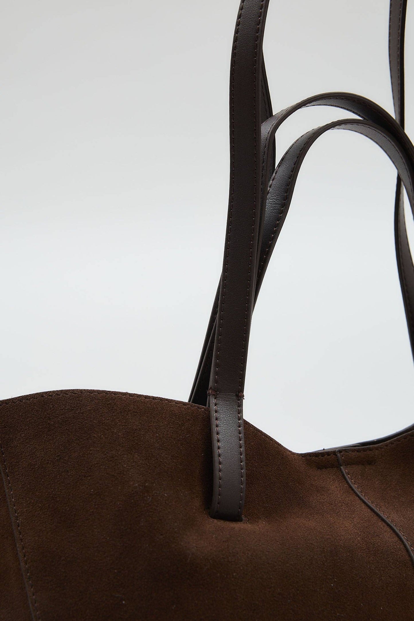 Montana Brown Suede Tote Bag