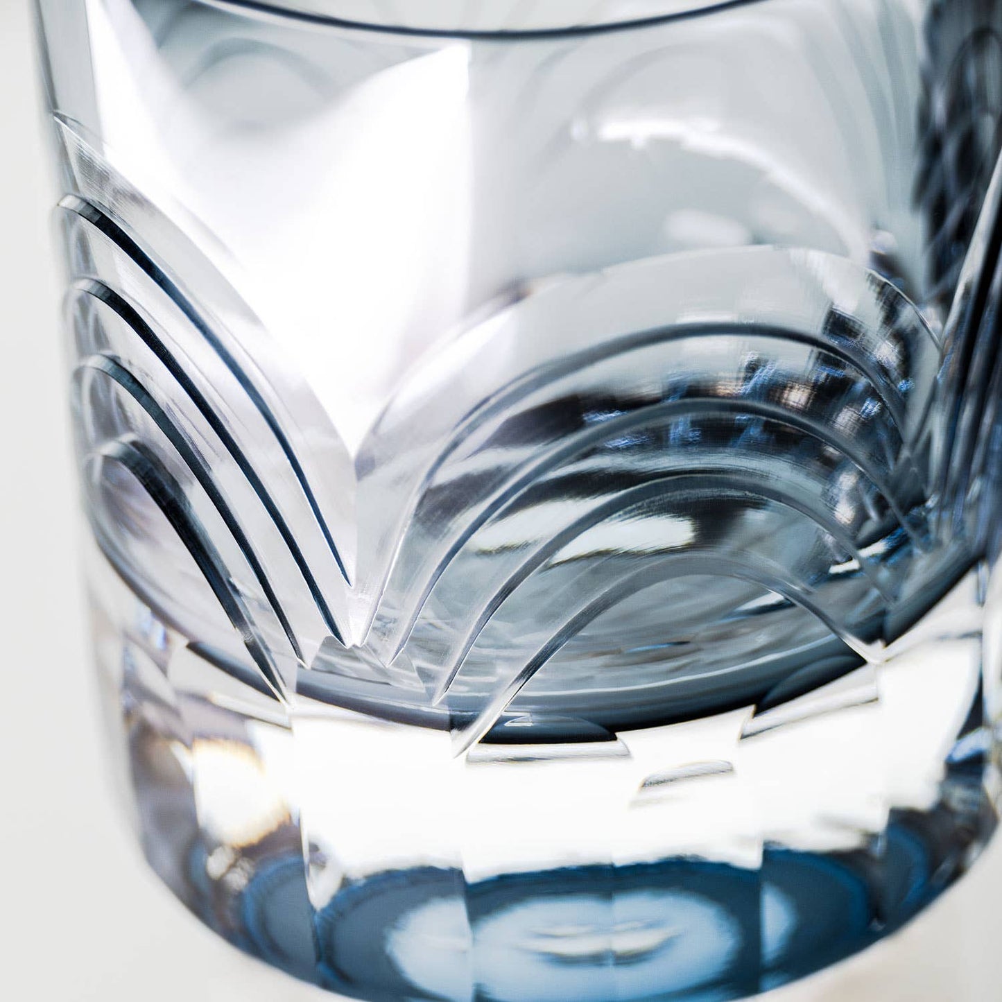 Cascades Blue Rocks Glass 7oz – Engraved Whiskey Glass - Set of 4