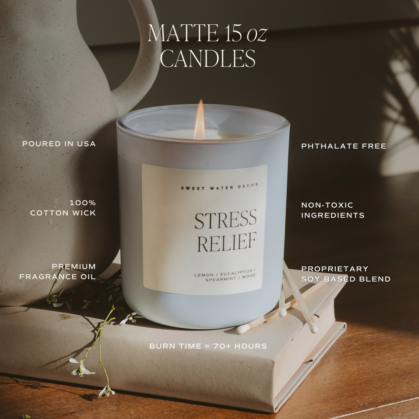 Salt + Sea 15 oz Soy Candle