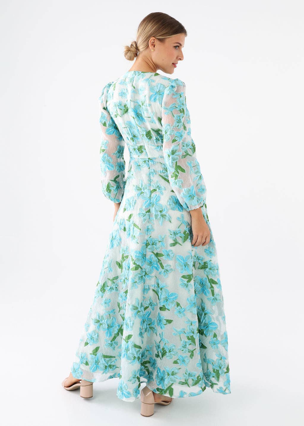 Brooke Gown Tropical Organza - Abbey Glass