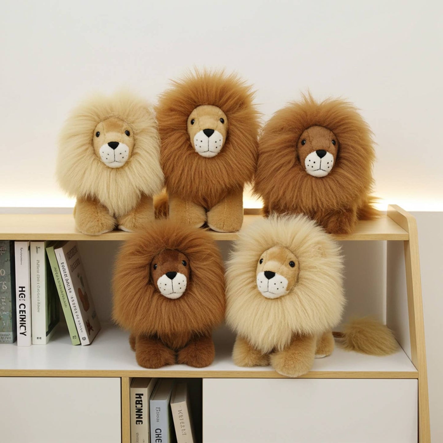 Alpaca Stuffed Animal - Lion  Medium- 12"