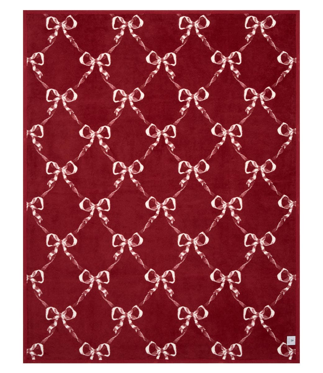 December Bows Blanket - Chappywrap
