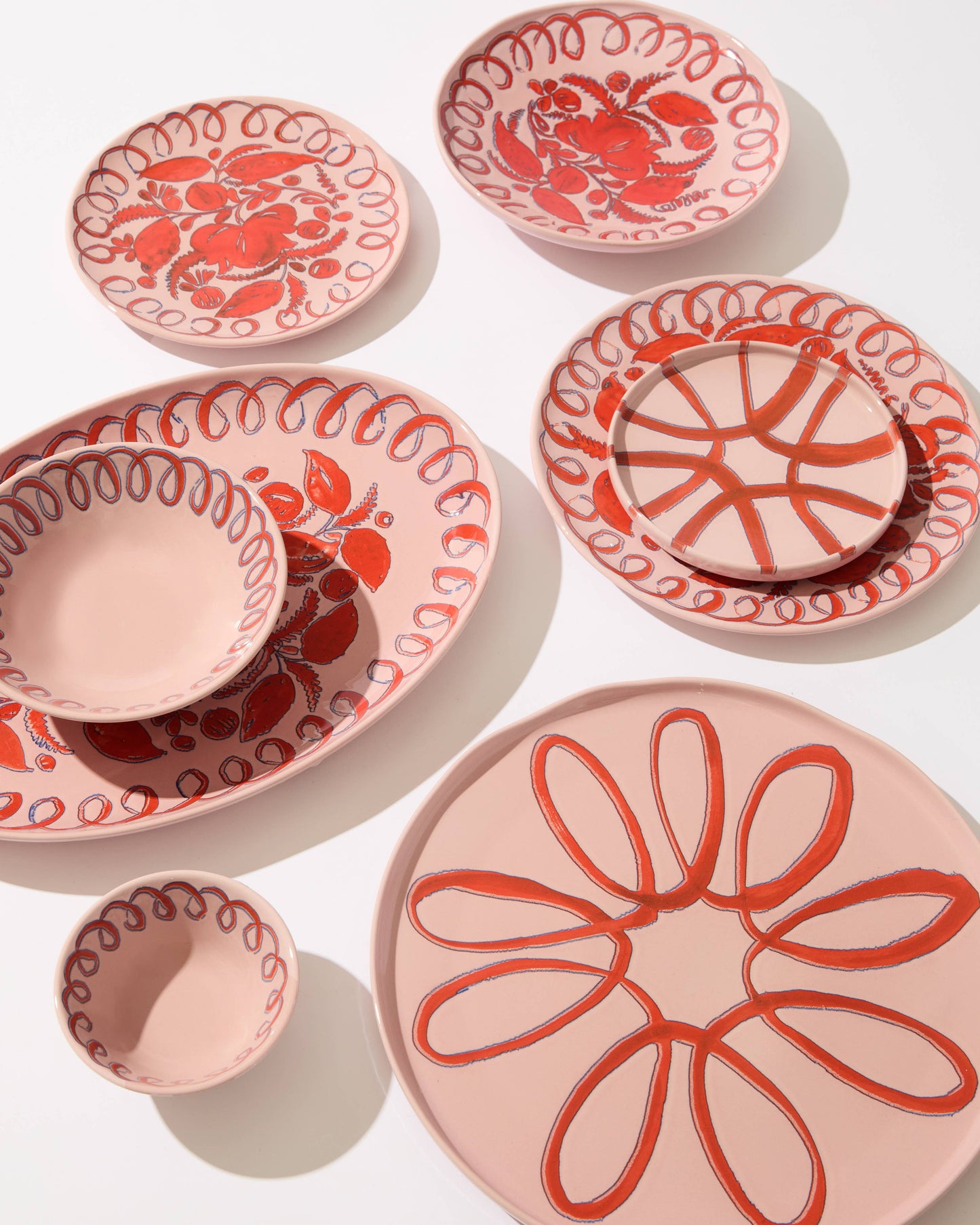 Amalfi Cereal Bowl Pink - 7" Diameter