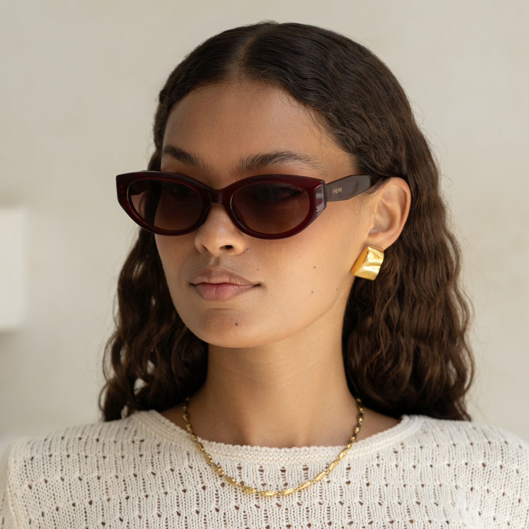 Ameli Cat-Eye Sunglasses - Red