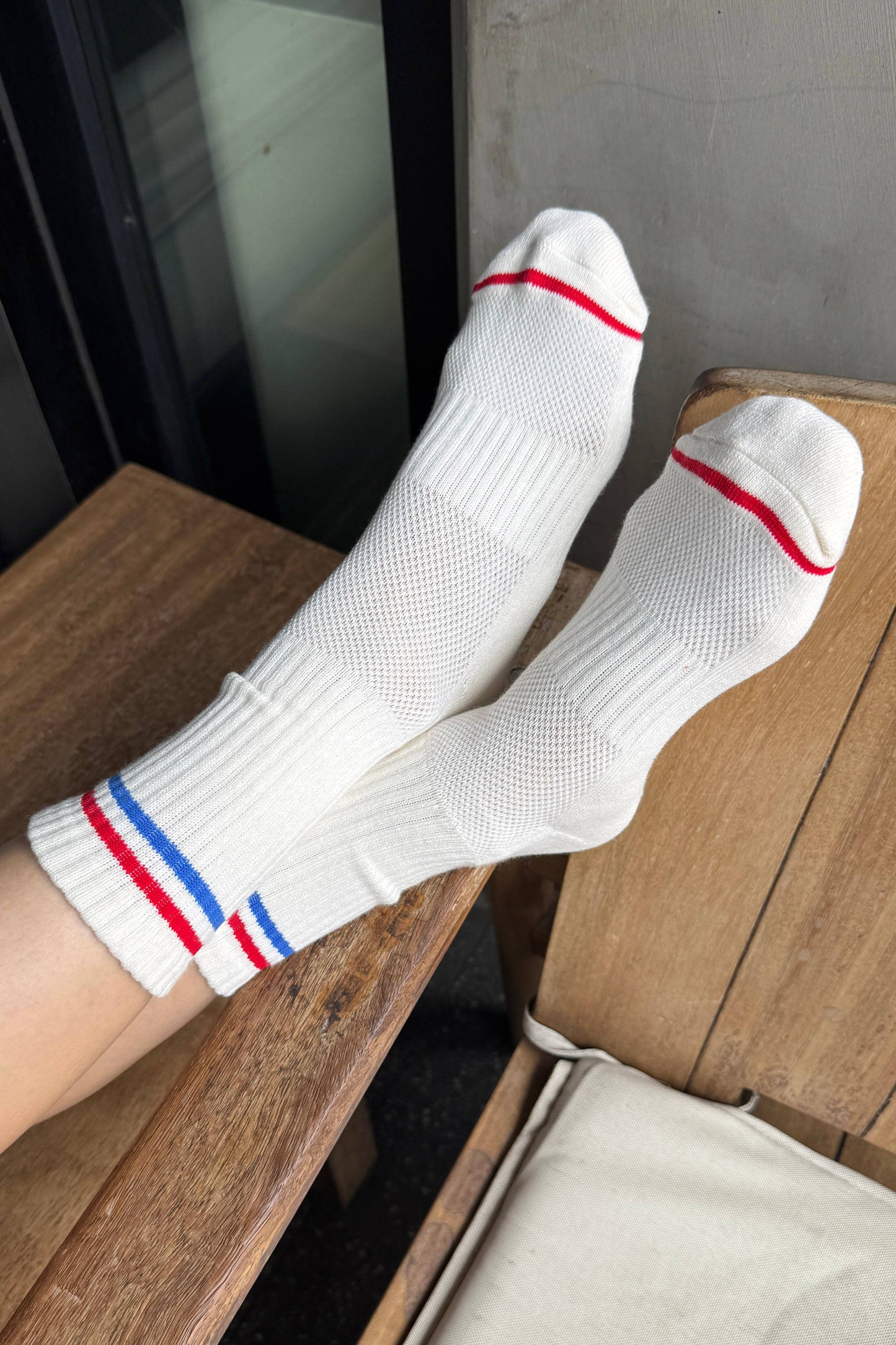 Boyfriend Socks - Parchment