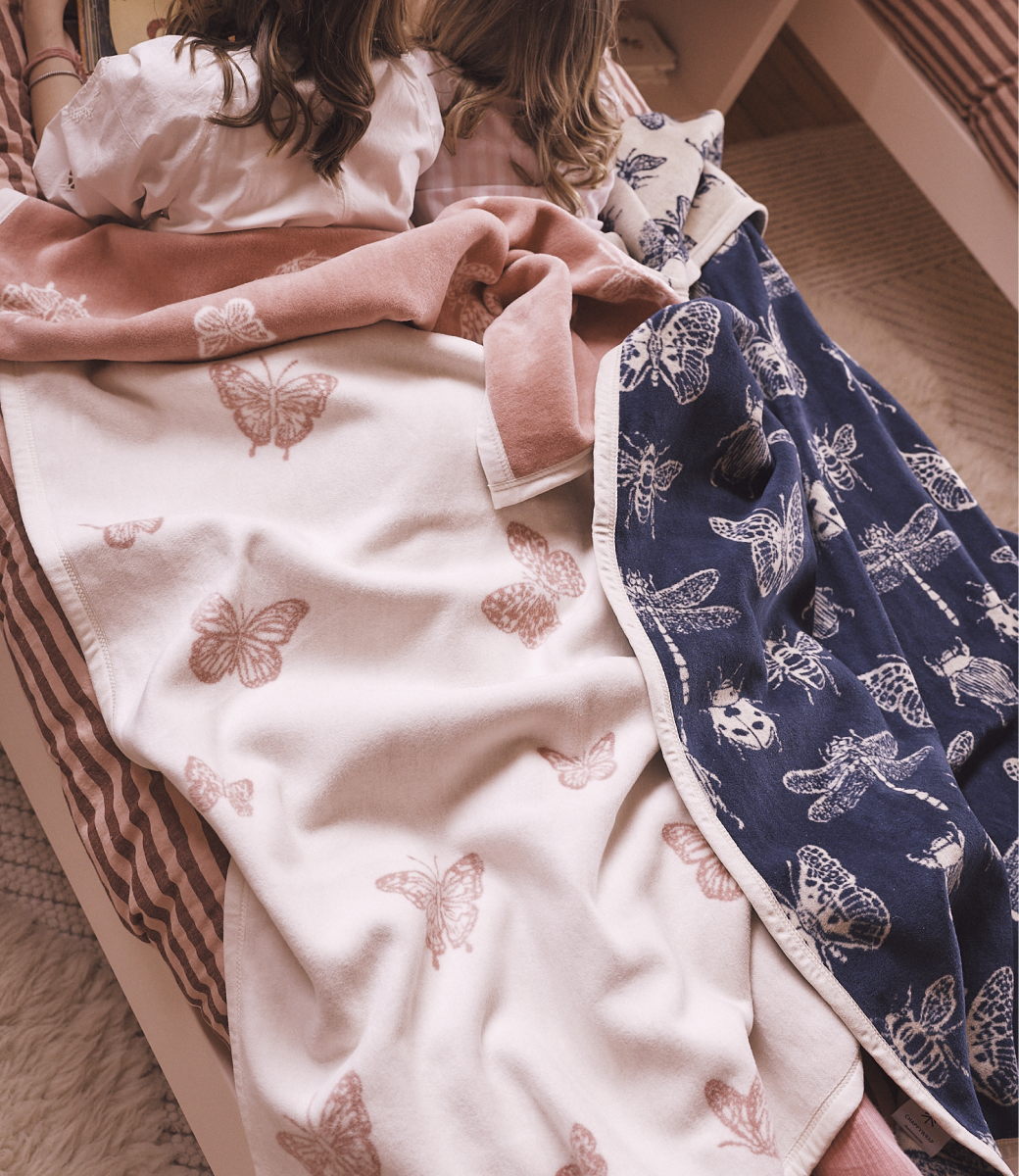 Butterfly Kisses Midi Blanket - Chappywrap