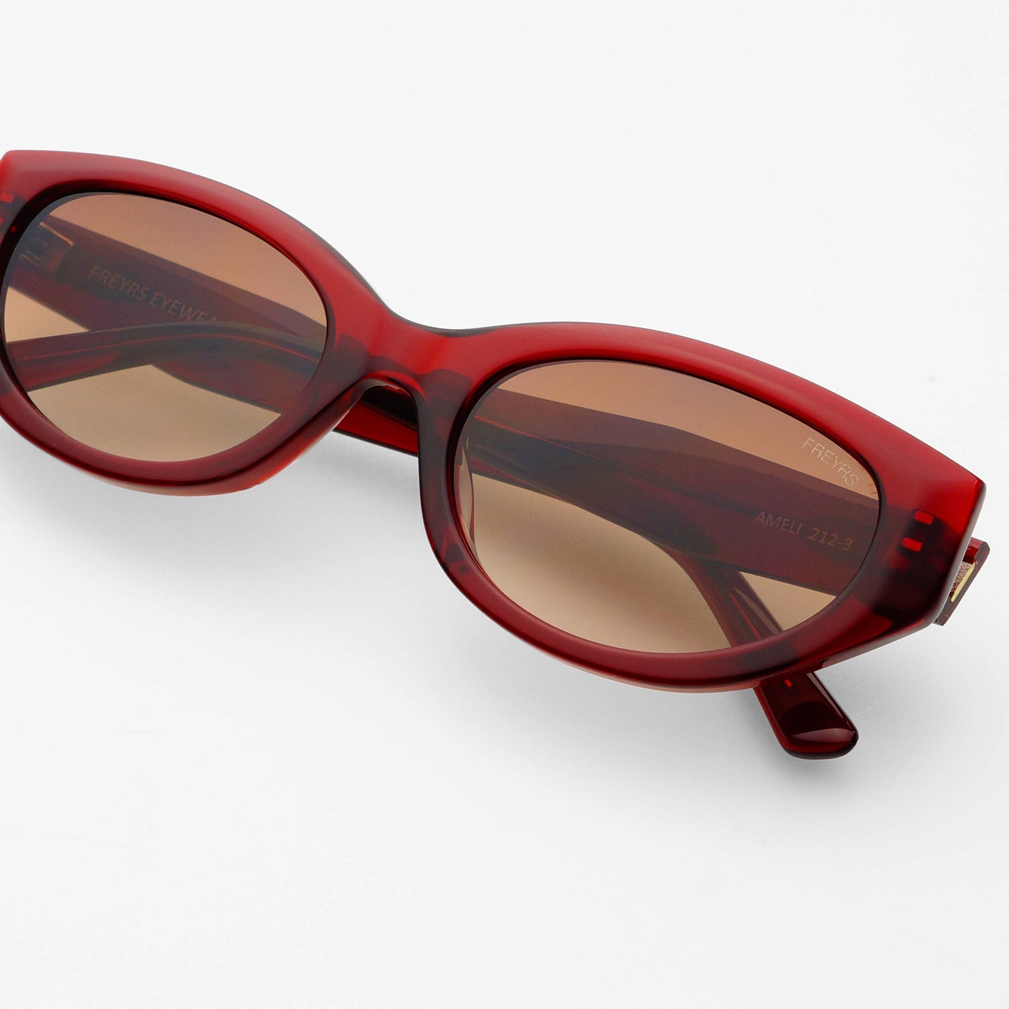 Ameli Cat-Eye Sunglasses - Red
