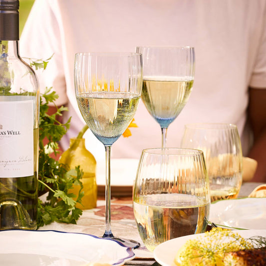 Quinn Ocean White Wine Glasses, Set of 2