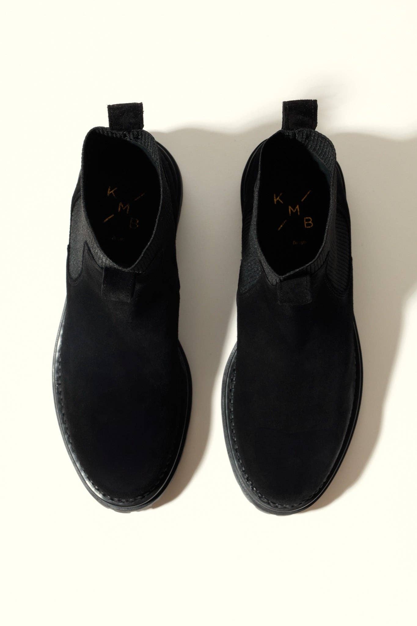 Kelly Black Suede Ankle Boots