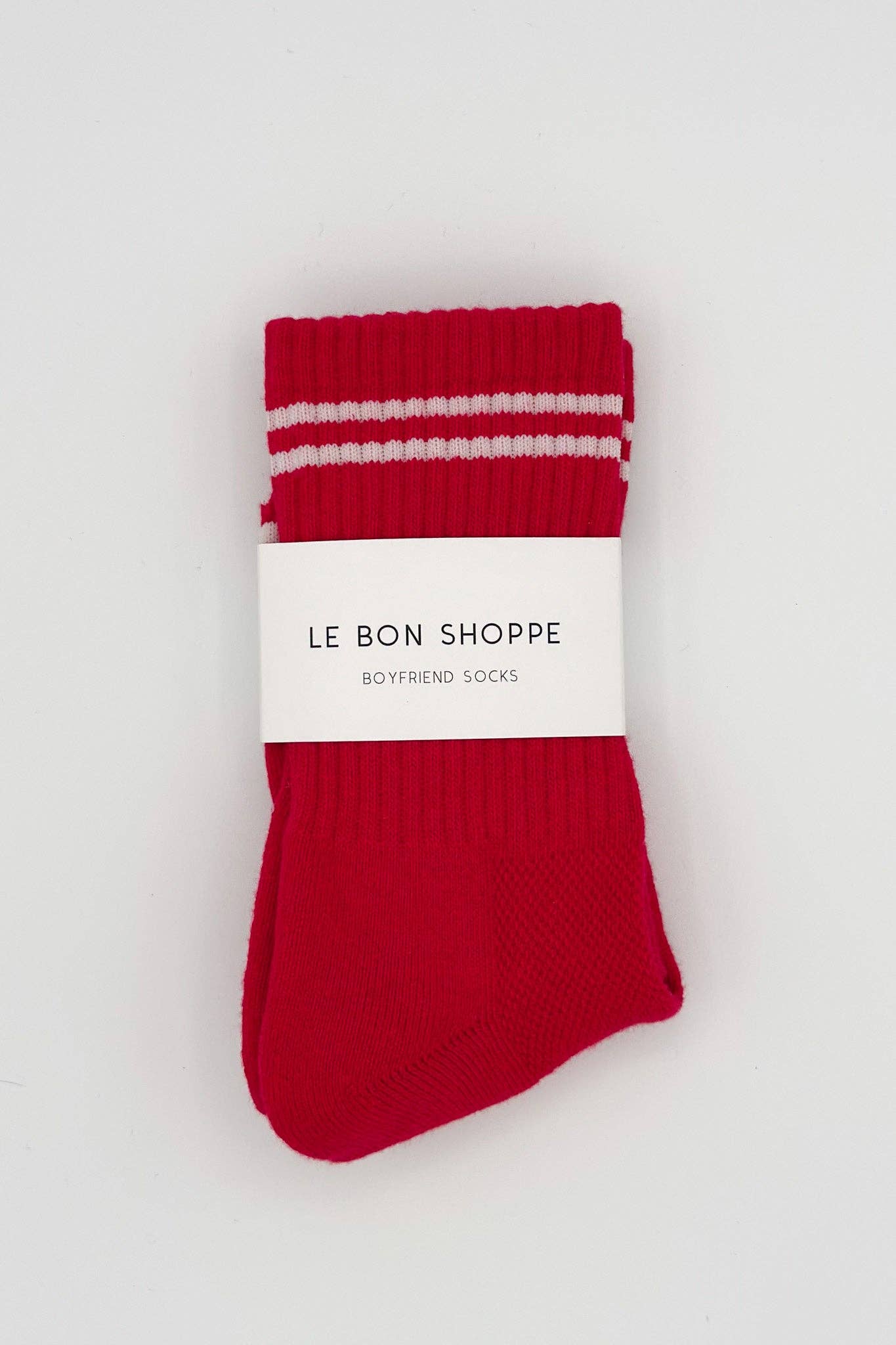 Boyfriend Socks - Light Grey
