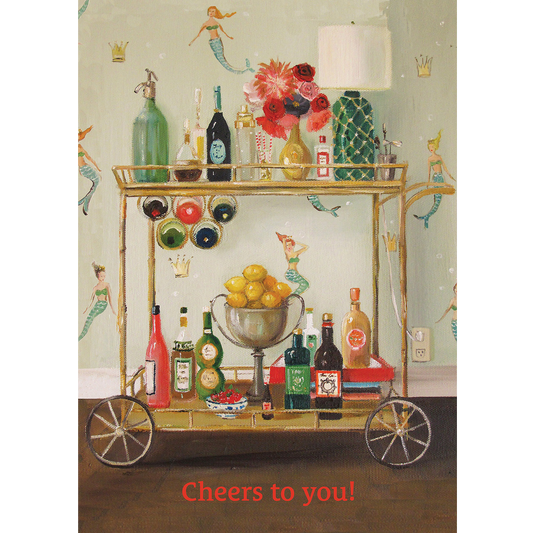 Bar Cart Card - Hester & Cook
