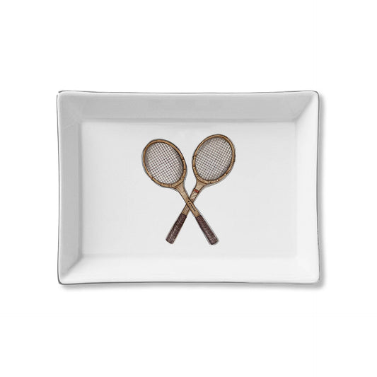 Ceramic Tray - Vintage Tennis - Toss Designs
