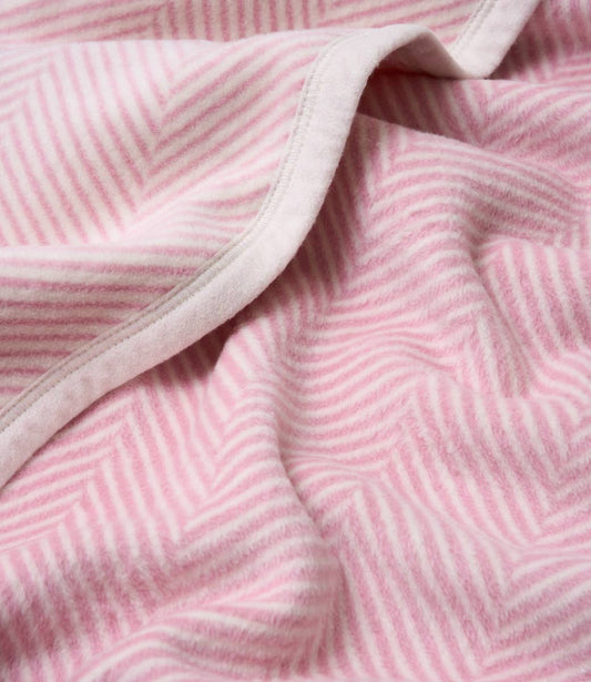 Harborview Herringbone Blush Blanket - Chappywrap