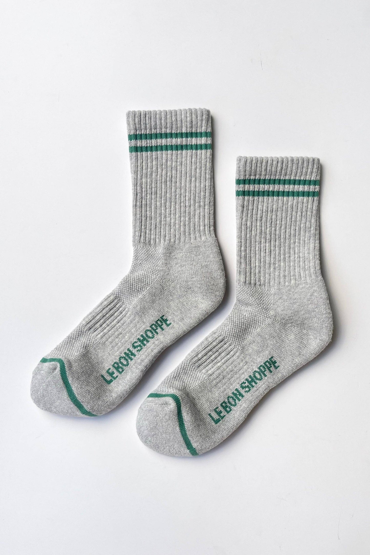 Boyfriend Socks - Light Grey