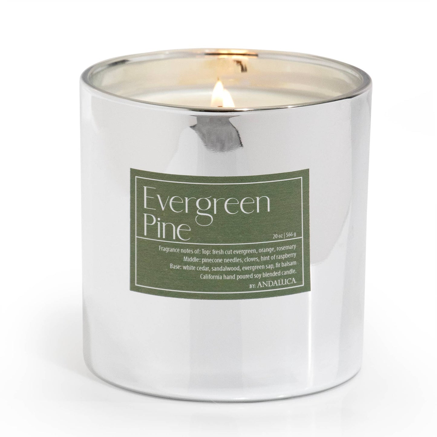 Evergreen Pine 2 Wick 20 oz. - Andaluca