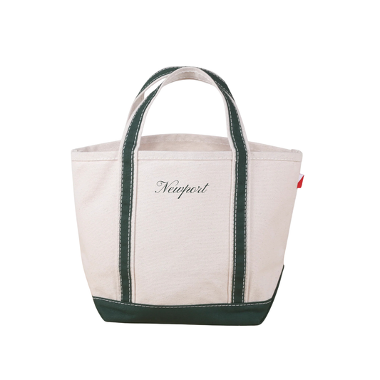 Preorder: Newport Mini Classic Embroidered Tote - Green