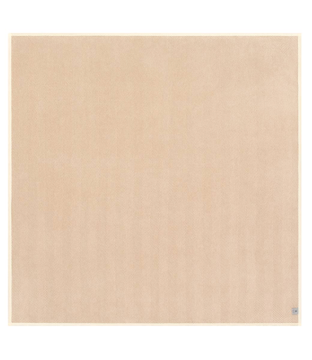 Harborview Herringbone Tan Blanket - Midi