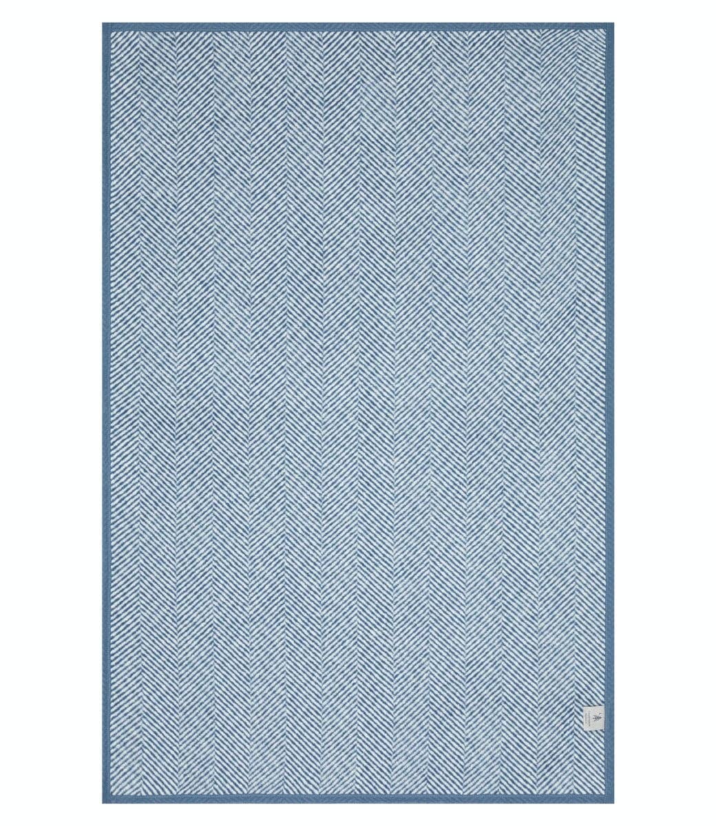 Harborview Herringbone Cornflower Blanket - Chappywrap