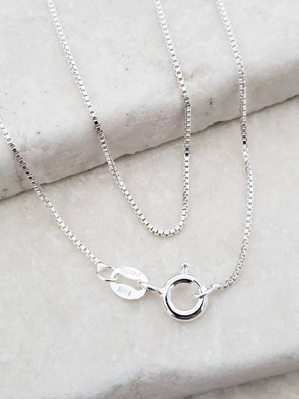 16" Sterling Silver Box Chain