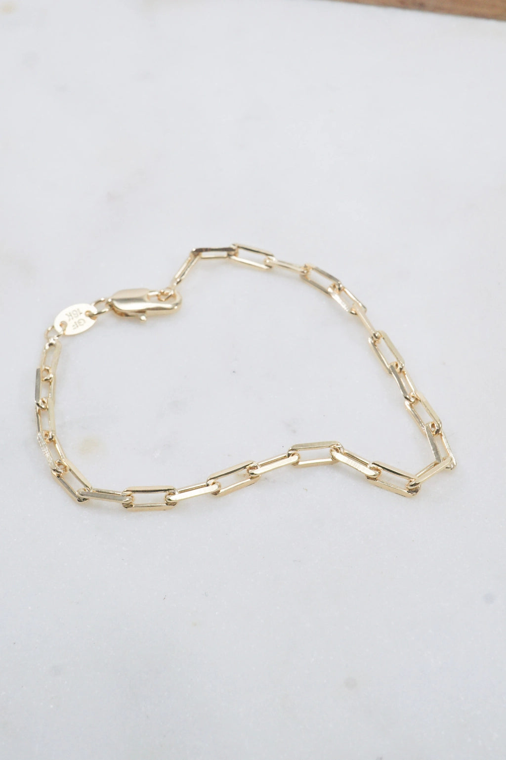 Paperclip Gold Filled Bracelet - JoeLuc