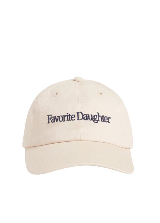 Classic Logo Baseball Hat - Ecru - Favorite Daughter