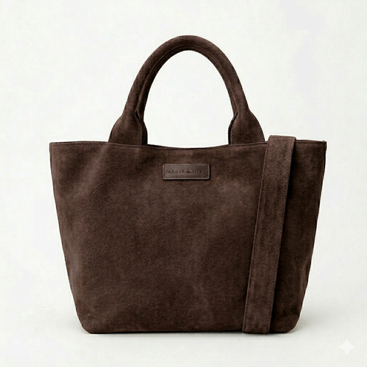 Suede Classic Tote Bag - Espresso