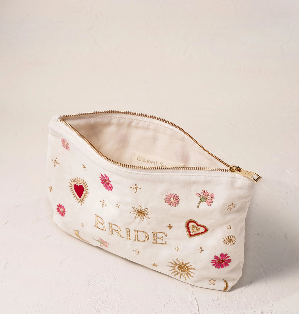 Love Charm Bride Everyday Velvet Pouch - Elizabeth Scarlett