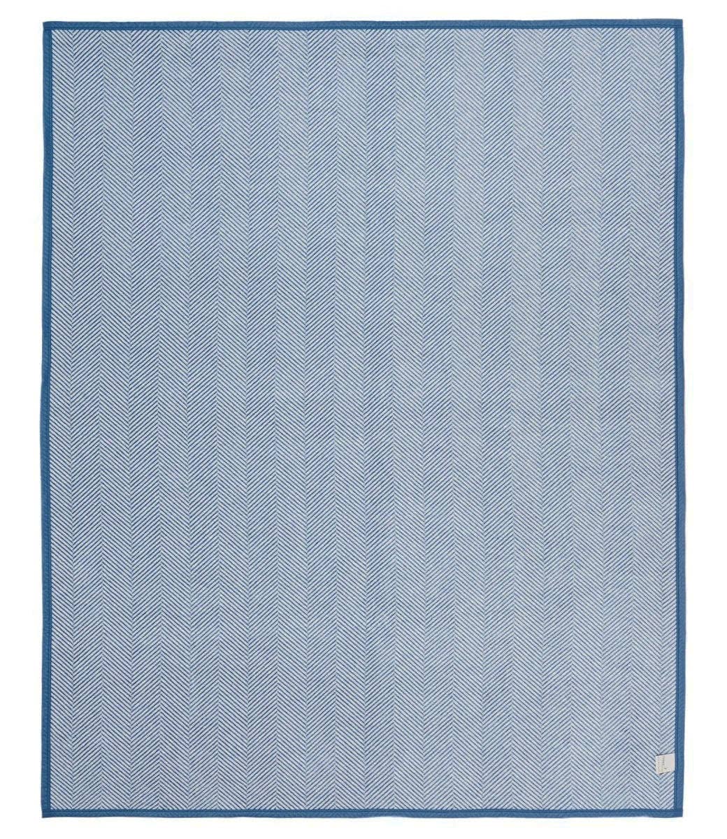 Harborview Herringbone Cornflower Blanket - Chappywrap