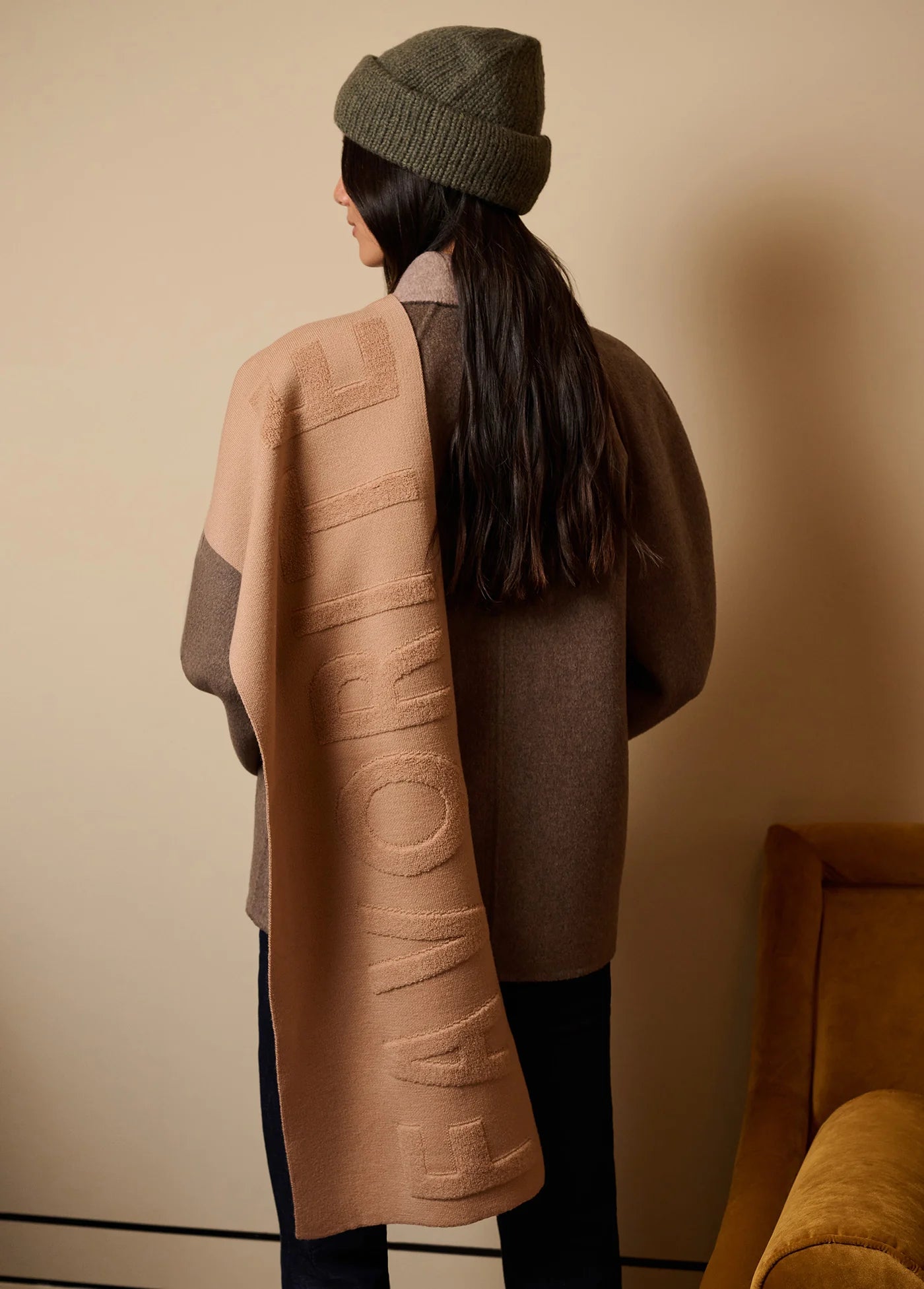The Fuzzy Logo Scarf - Favorite Daughter
