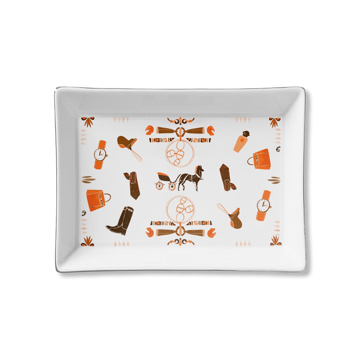 Ceramic Tray - Equestrian - Toss Designs