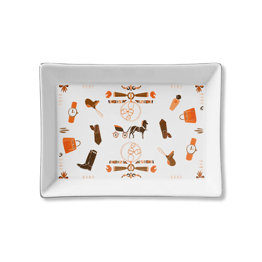 Ceramic Tray - Equestrian - Toss Designs