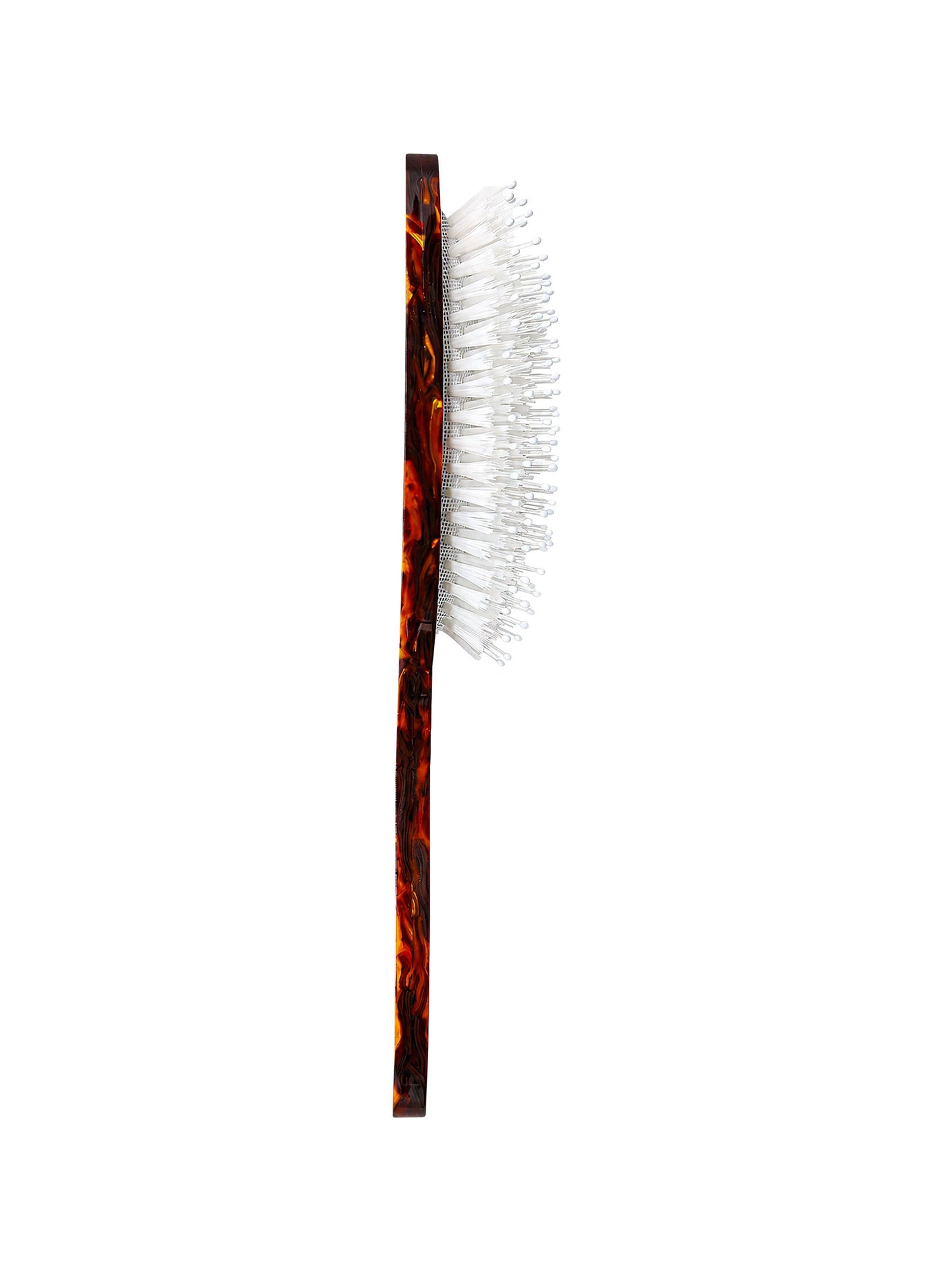 Hand-painted Brown Sakura Blossom Hair Brush