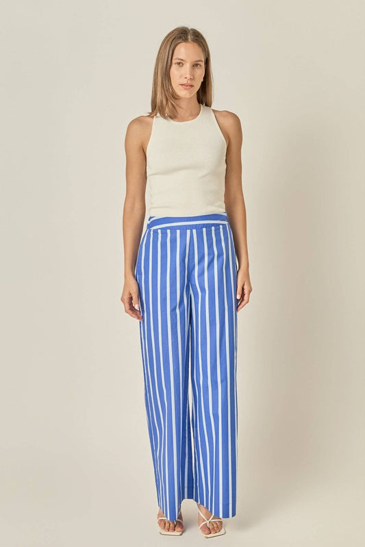 Stripe Long Pants - English Factory