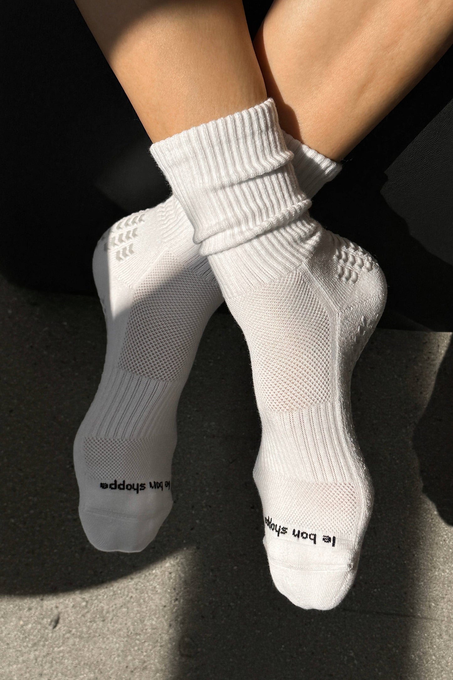 Grip Gym Socks - Grey + Grey