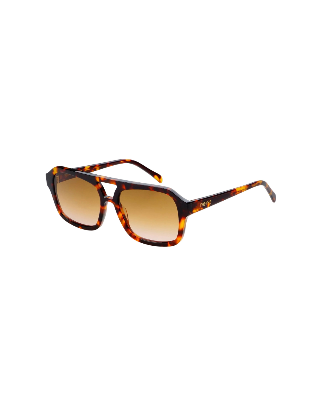 Havana Acetate Aviator Sunglasses - Tortoise Brown - FREYRS
