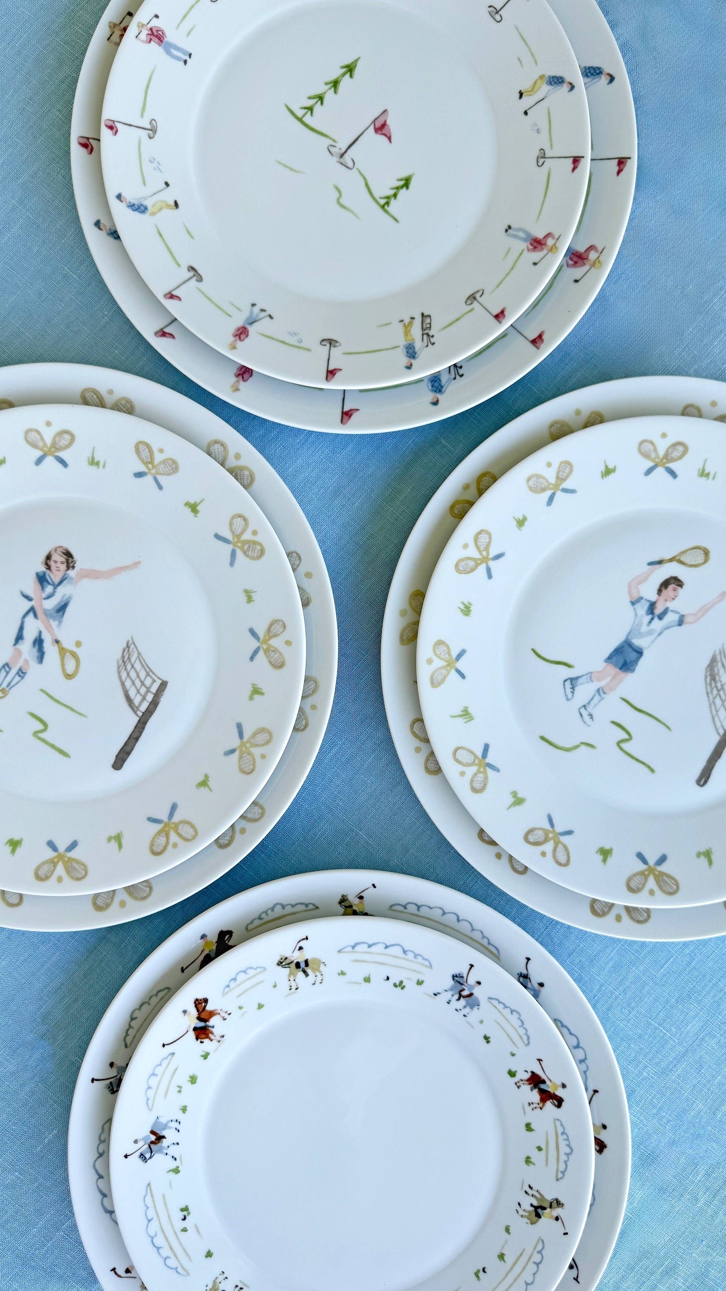 Chukker Dessert Plates (set of 4)