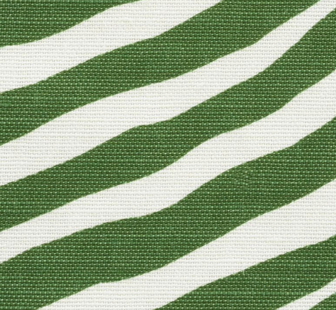 Margo Green Animal Zebra Designer Pillow : Down Alternative / 22 x 22