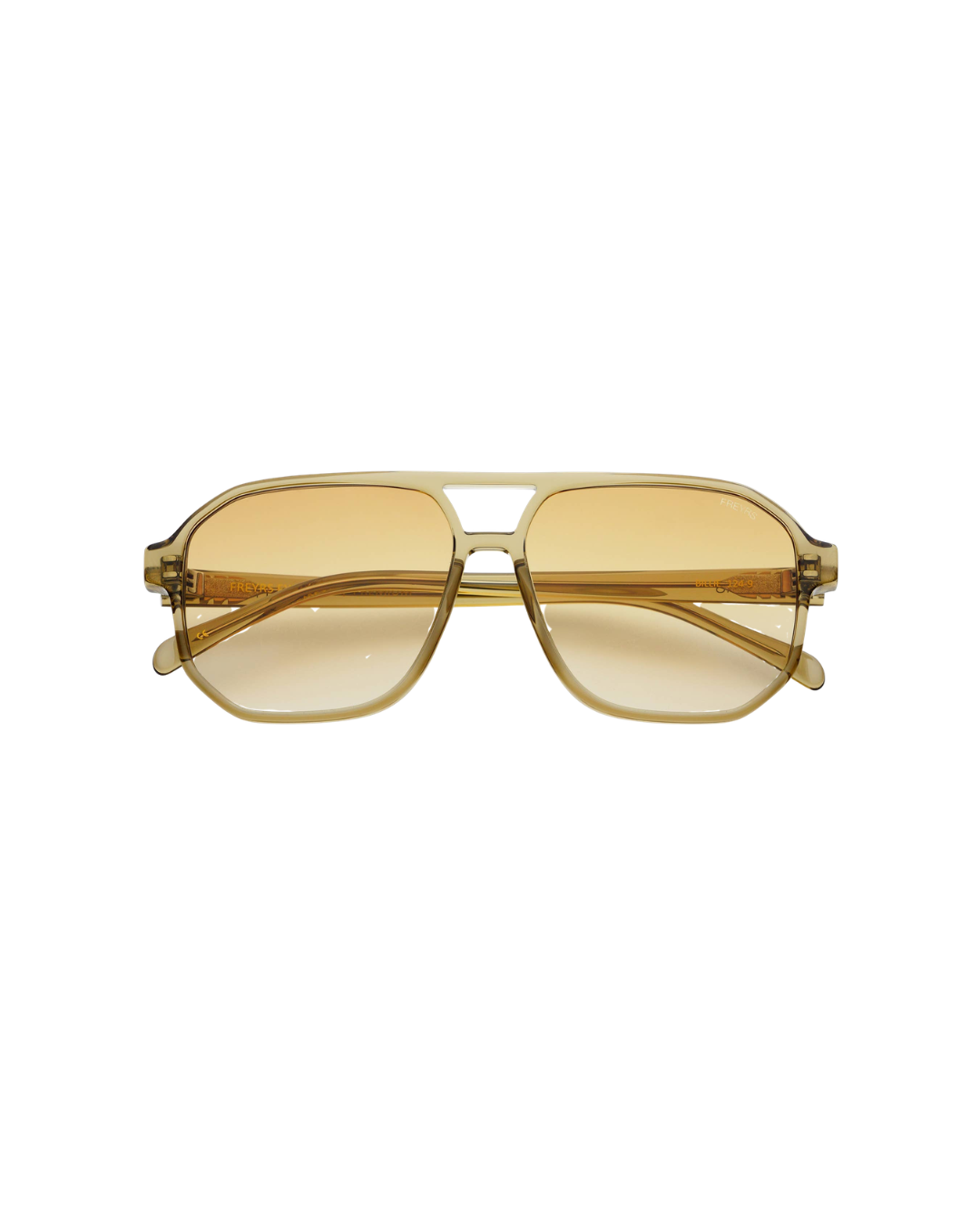 Billie Unisex Aviator Sunglasses - Olive