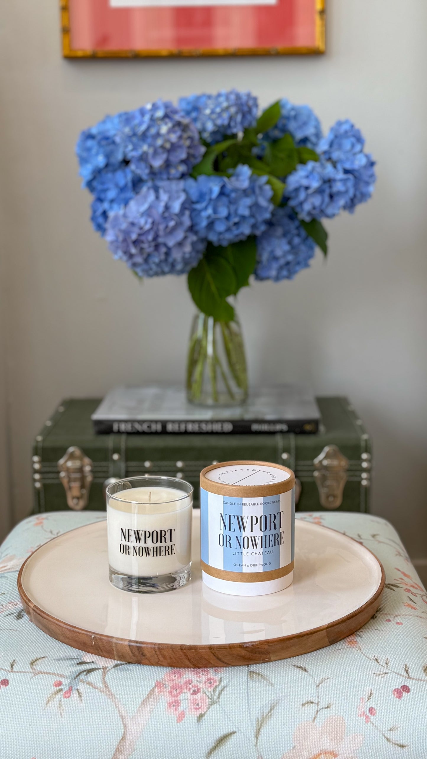Newport or Nowhere Candle - Ocean + Driftwood - Scripted Fragrance
