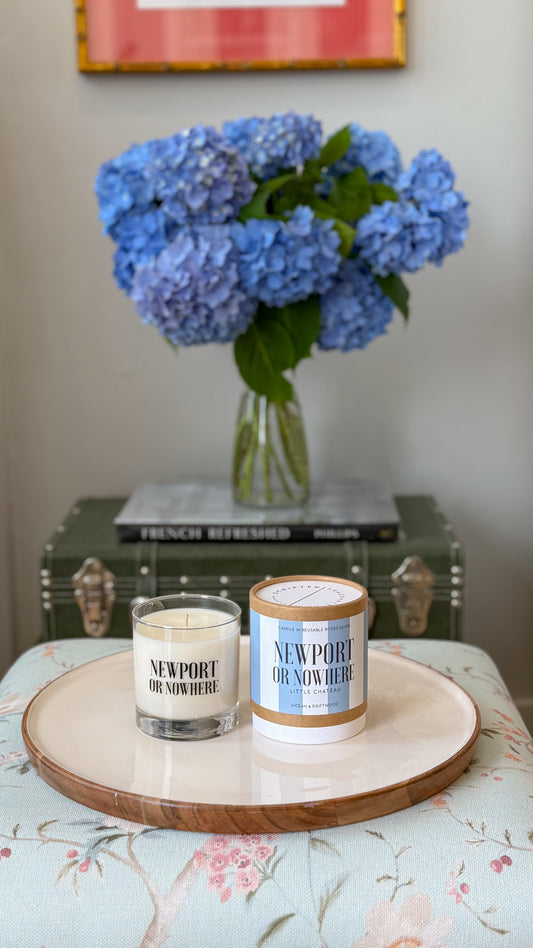 Newport or Nowhere Candle - Ocean + Driftwood - Scripted Fragrance
