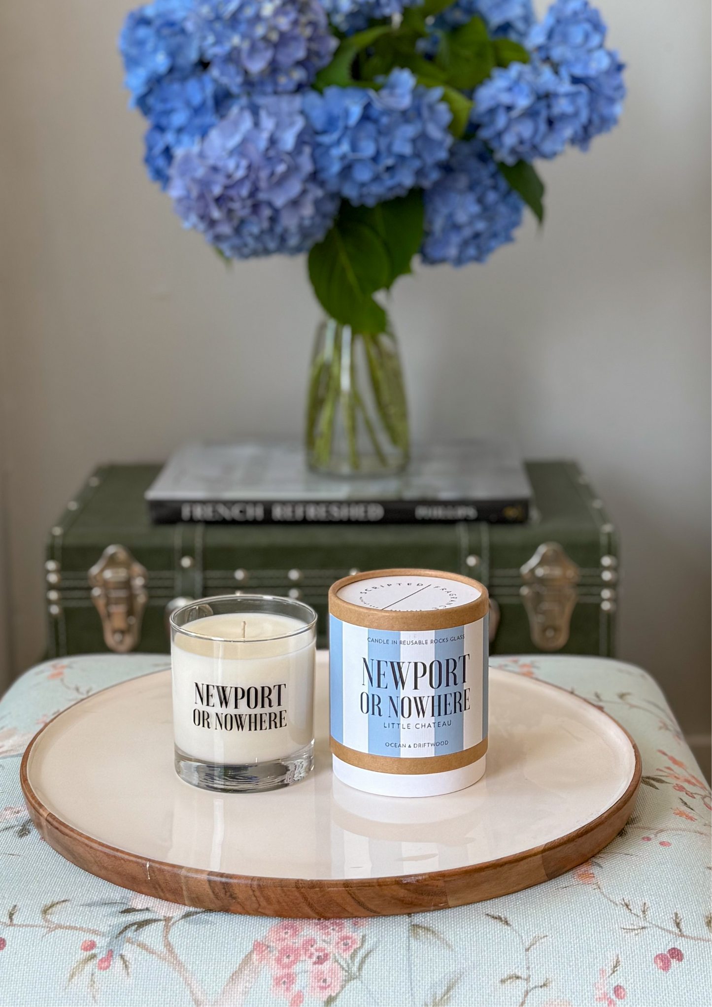 Newport or Nowhere Candle - Ocean + Driftwood - Scripted Fragrance